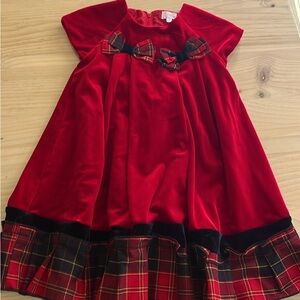 Biscotti collezioni red velvet dress - girls 4T